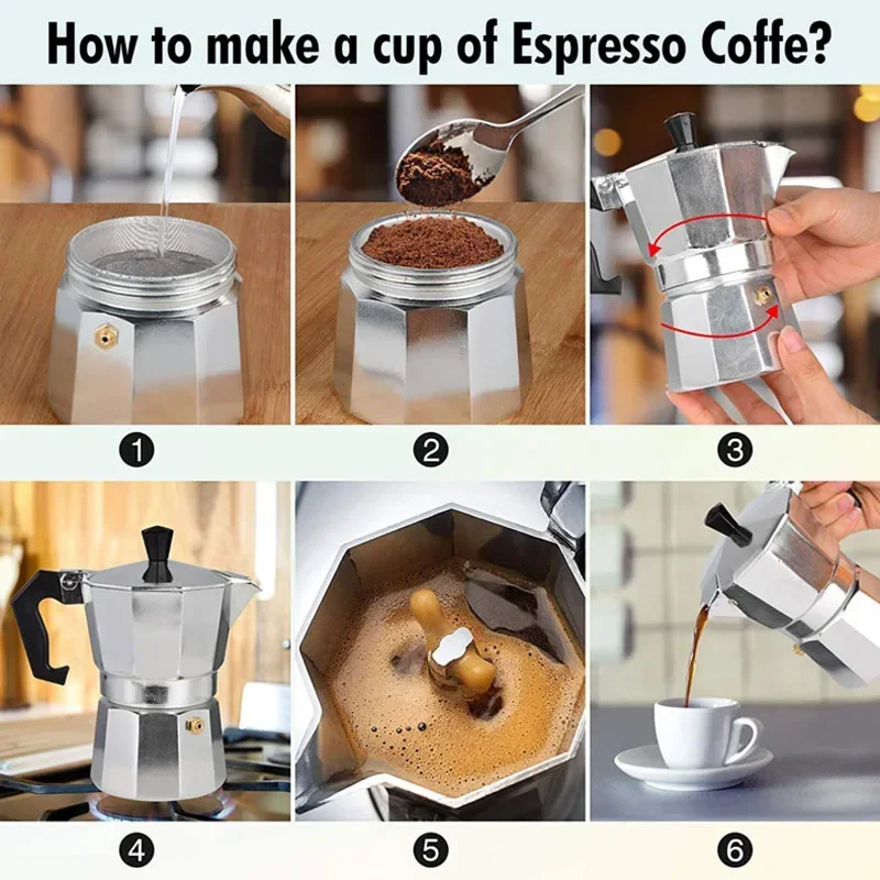 АЛЮМИНИЕВЫЙ КОТЕЛОК Moka 300 мл аутентичная кофеварка для итальянского эспрессо