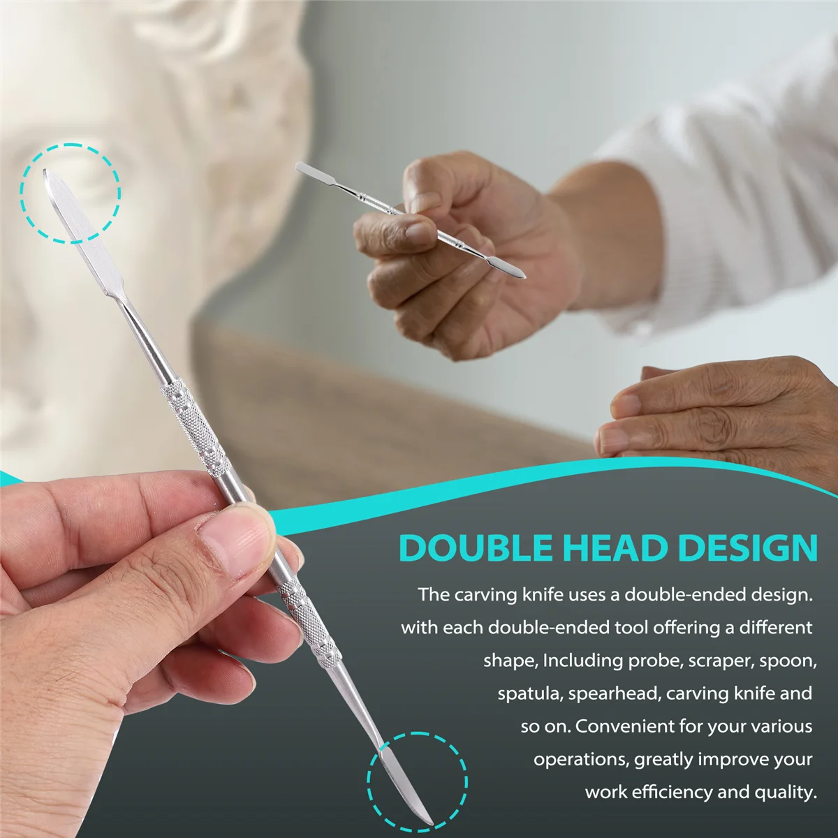 12 шт. набор резцов воска двусторонние стоматологические инструменты для