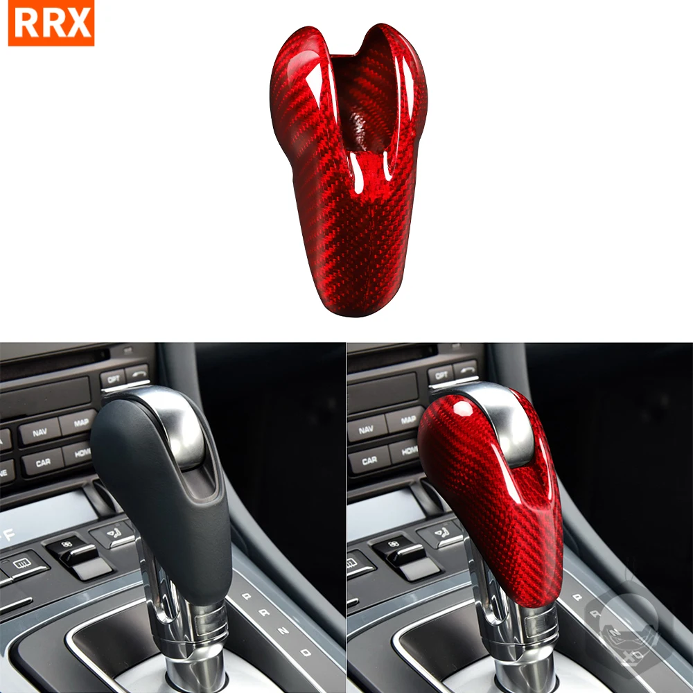 

Центральное управление, задняя крышка, красная отделка из углеродного волокна для Porsche Macan Panamera 718 911 Boxste Cayman, деталь