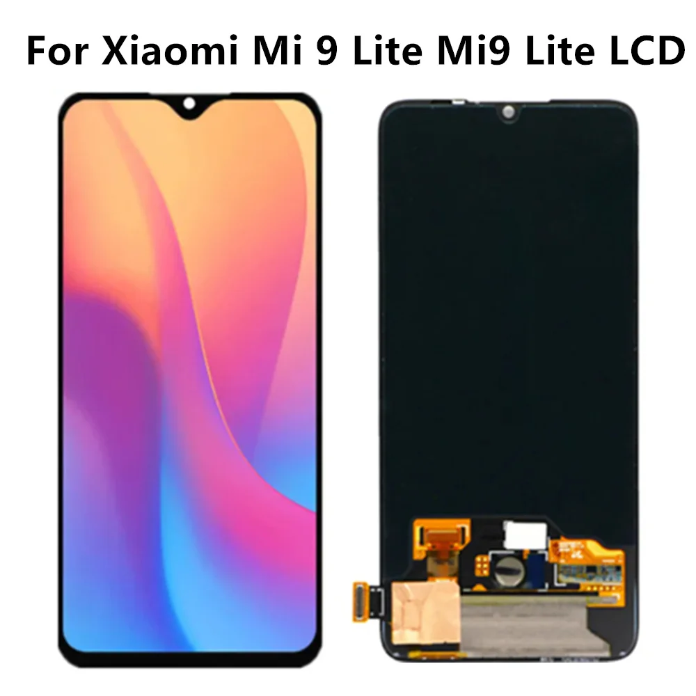 

ЖК-дисплей 6,39 дюйма для Xiaomi Mi 9 Lite, Mi9 Lite, сенсорный экран с дигитайзером в сборе, сменный ЖК-экран XiaomiMi CC9