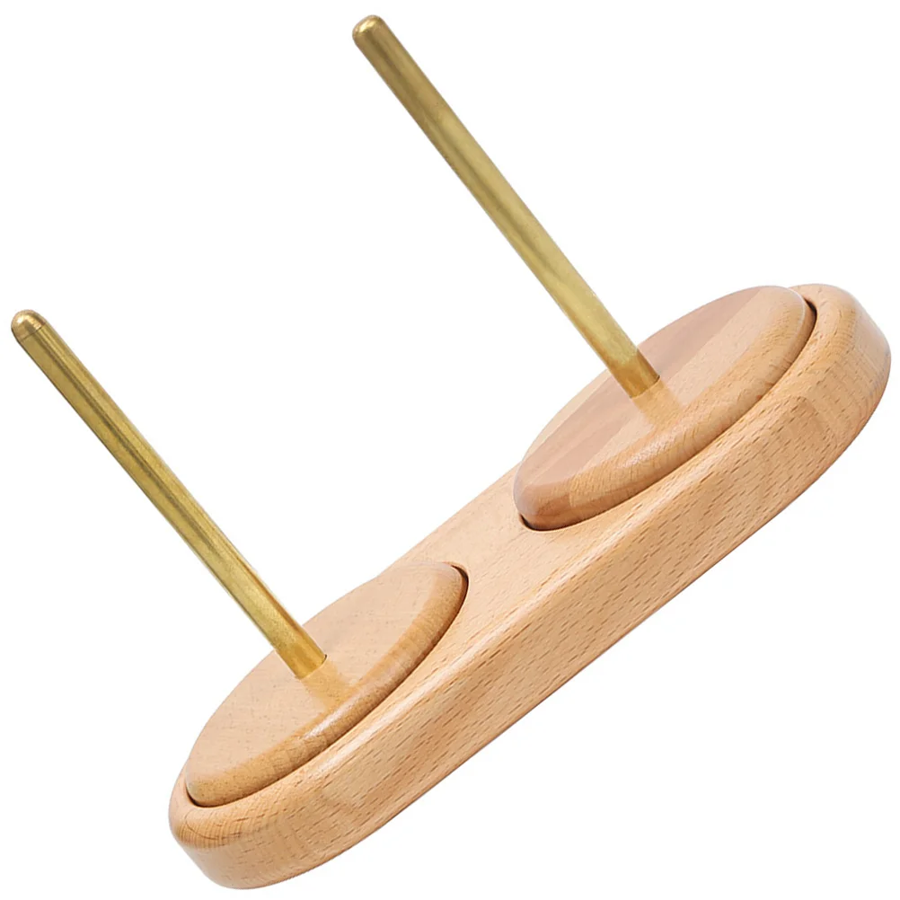 

Wool Spool Knitting Tool Sewing Thread Rack Wooden Organizer Storage Stand Embroidery