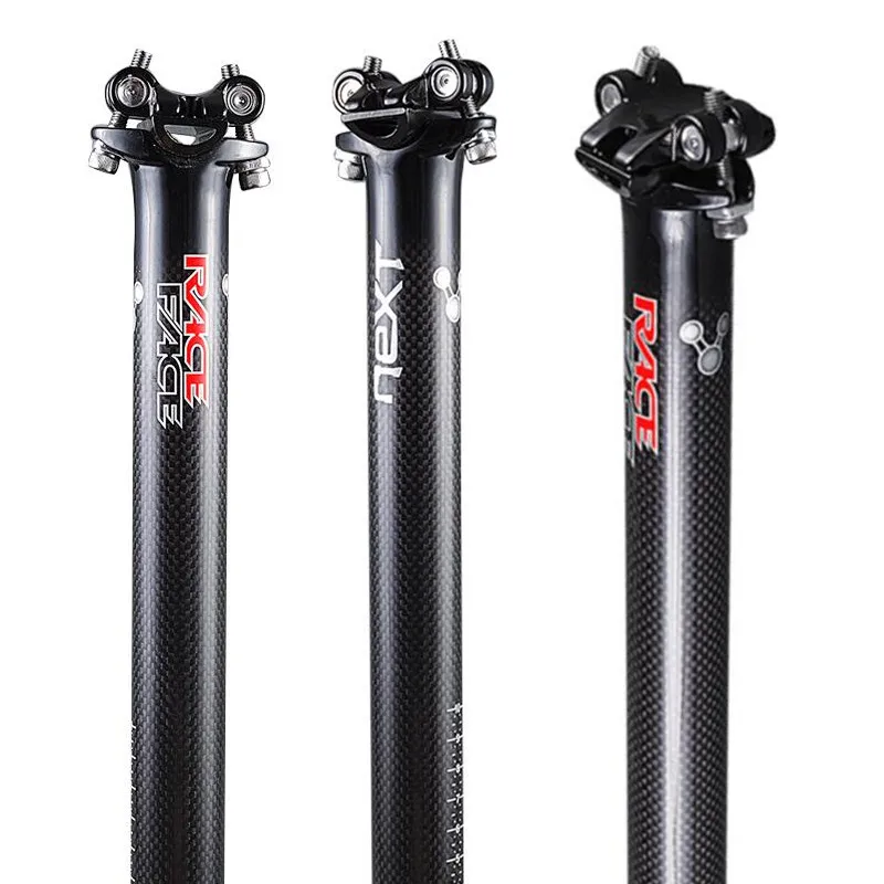 Race Face NEXT 3K Finish Light Weight Road Cycling Seatpost Carbon MTB Seat Post 27.2/30.8/31.6mmx350/400mm