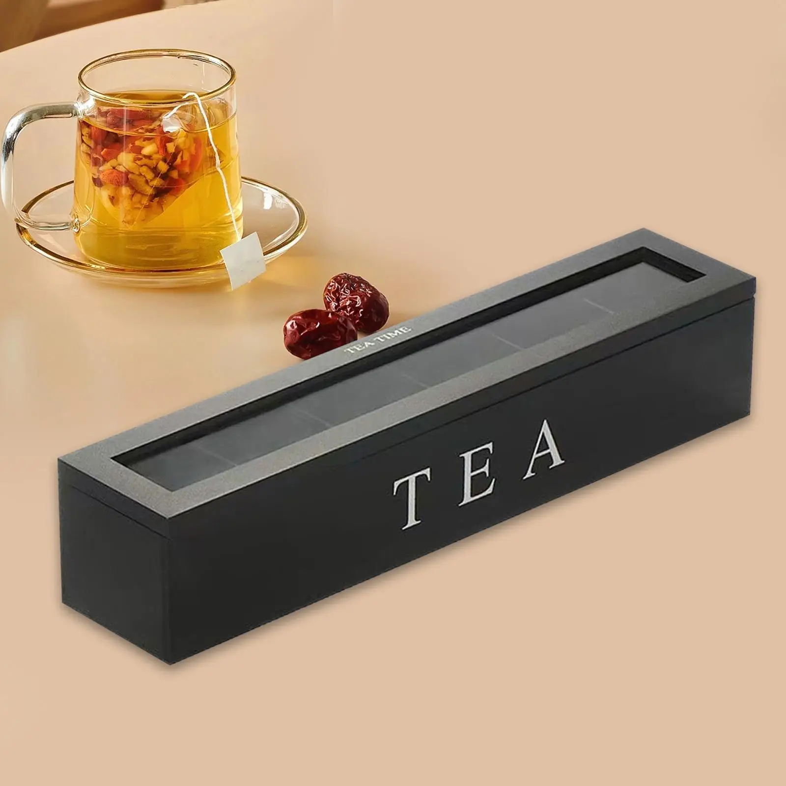 

Деревянный Органайзер Для Чайных Пакетиков, Подставка Для Хранения На Кухонный Шкаф, Офисный Стол, Винтажная Подставка Для Чая