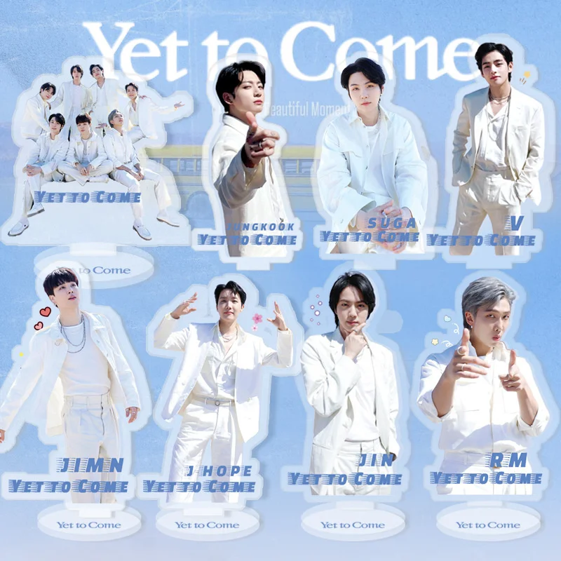 

KPOP bangtan boys New Album Proof Acrylic double-sided action doll stand table decoration model ornaments Gifts JIMIN SUGA JIN V