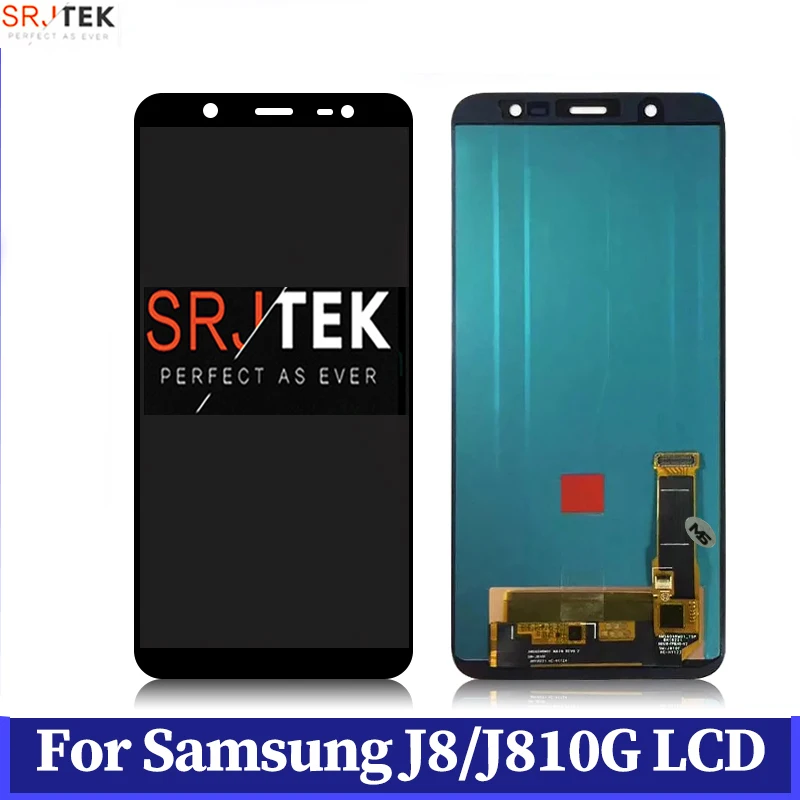 

Super AMOLED For Samsung Galaxy J800FN J800 J810F J810Y LCD Touch Screen Digitizer Display Replacement Parts J810 J8 2018 LCD