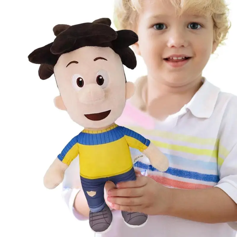 

Big Nate Plush Toy 12.5in Francis Dee Plushie Cartoon Character Cute Soft Stuffed Dolls For Kids Boys Christmas Birthday Gifts