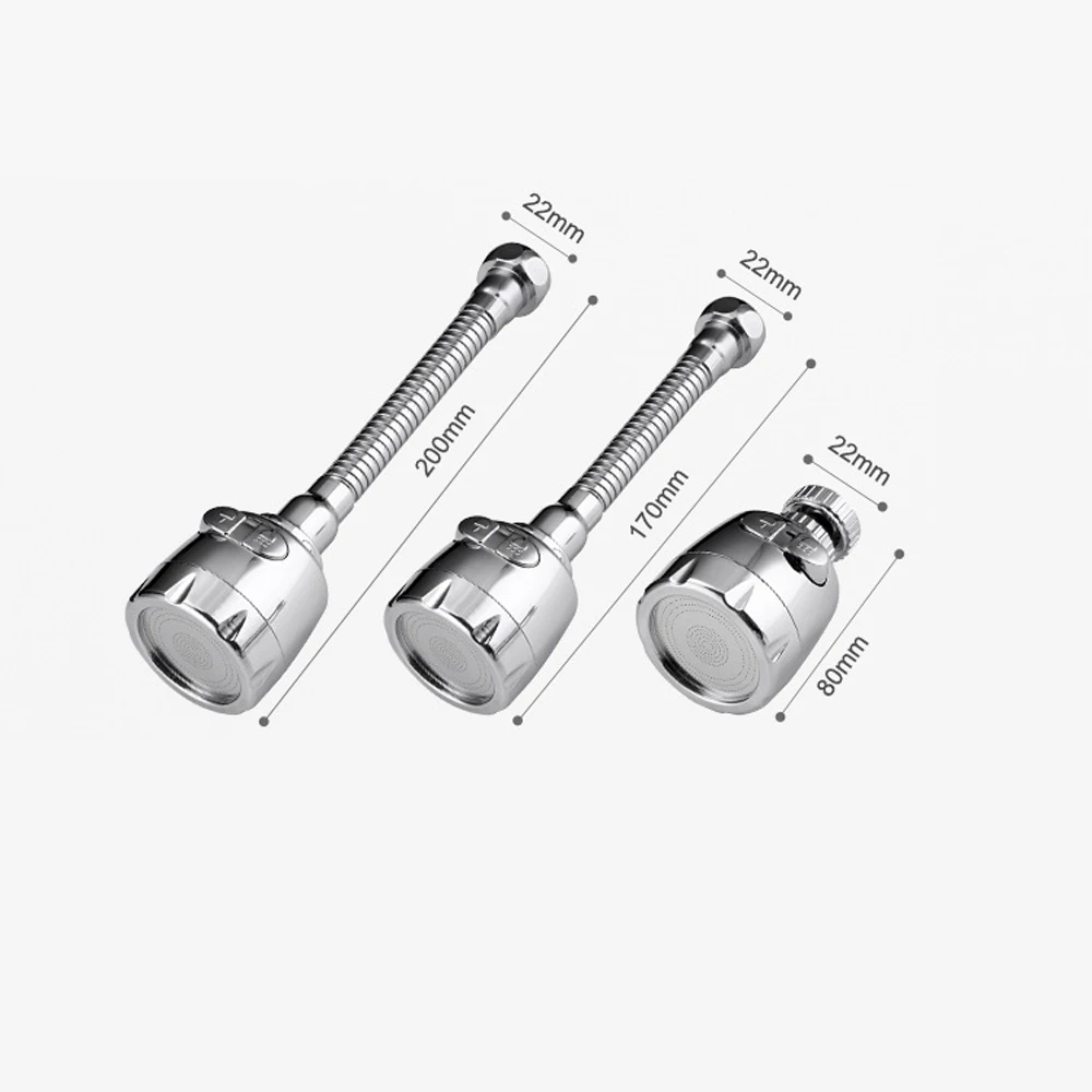 

Гибкая поворотная головка на 360 градусов с двумя функциями смесителя