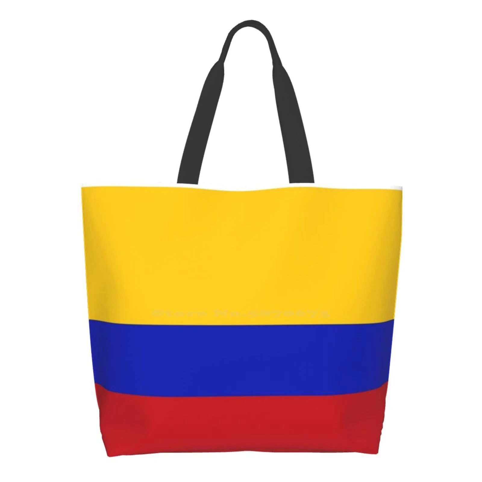 Многоразовая сумка-тоут Bandera De Colombia, большой размер, флаг Колумбии, Южная Америка, наследие страны Венесуэла, Bandera De