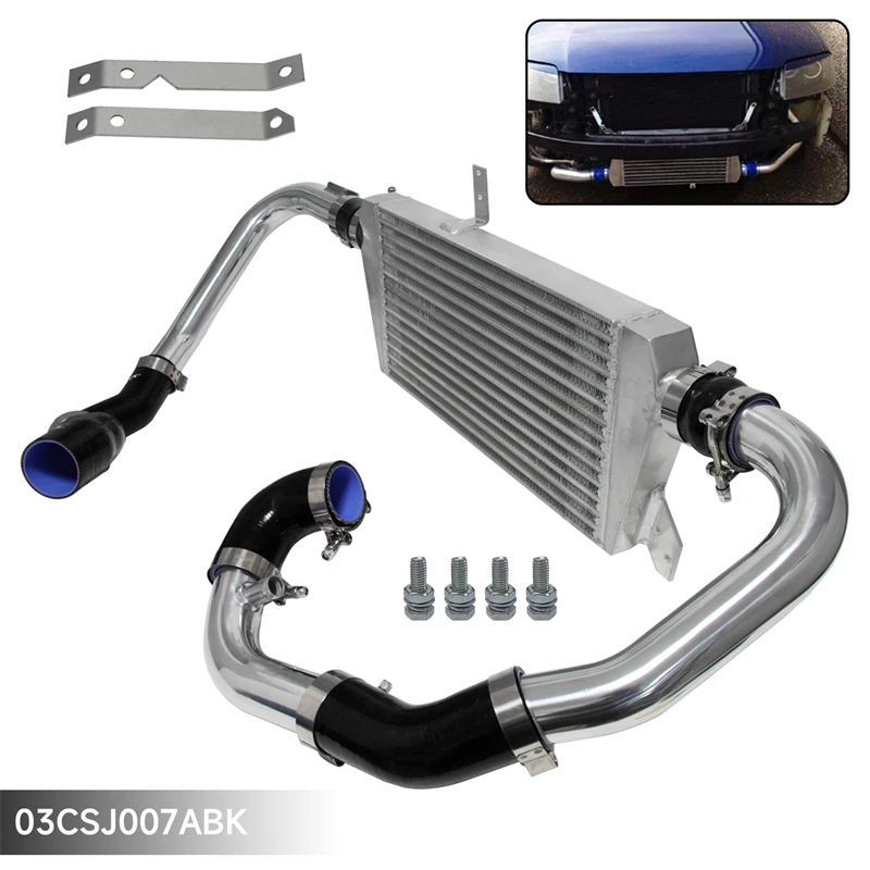 New Front Mount Intercooler Kit for Audi A4 1.8T Turbo B6 Quattro 2002-2006 Blue / Black Red | Engine