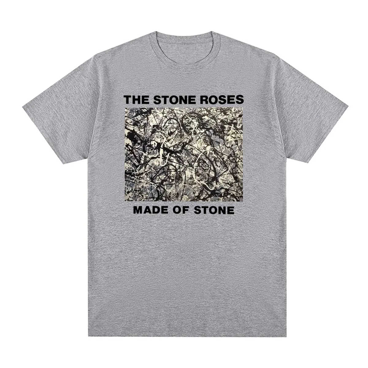 Винтажная футболка с изображением каменных роз, Хлопковая мужская футболка с изображением альбома, новая футболка, женские топы