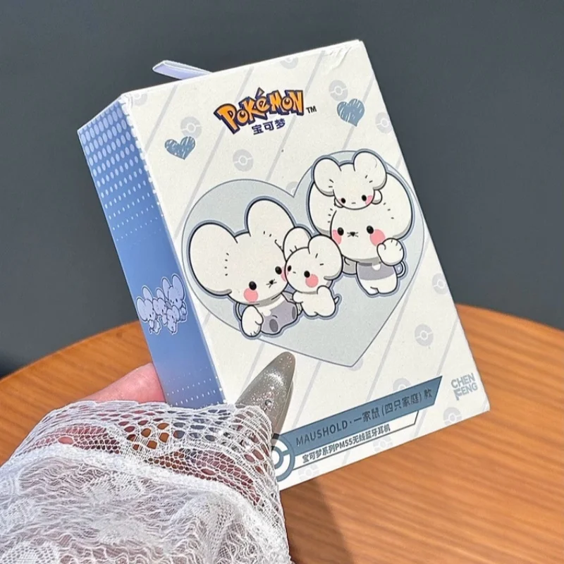 Оригинальная Bluetooth-гарнитура Pokemon Gengar Pm55 Maushold, полувкладышная, с шумоподавлением, игровая гарнитура для повседневного использования парами. (art.: 3920dd2e7c26f) - 3920dd2e7c26f