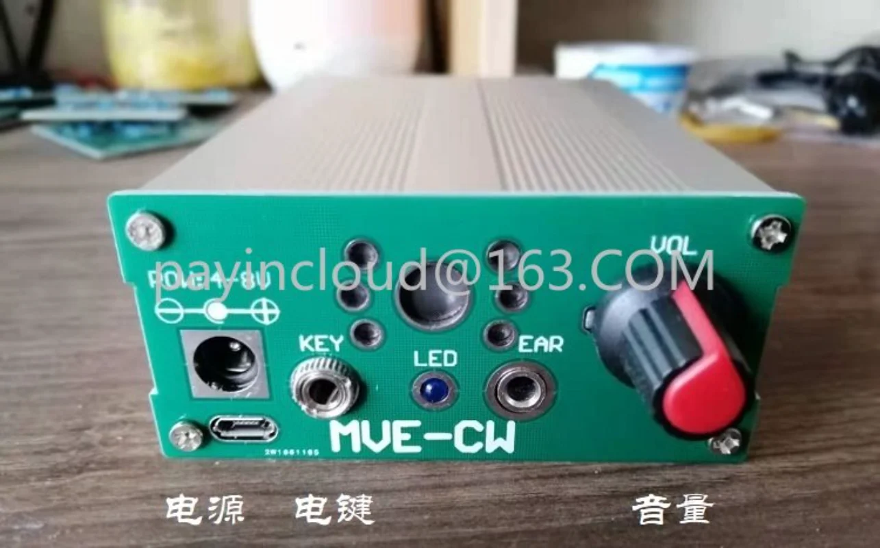 

CW Exerciser Hand Key Version BG5MVE Electric Key Oscillator Sine Wave Audio Signal Generator Audio Power Amplifier