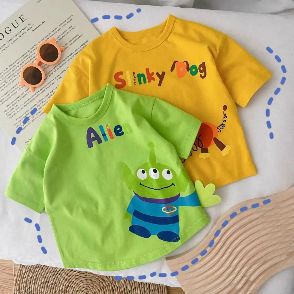 Футболки Disney с героями мультфильма История игрушек топ Детская летняя новая