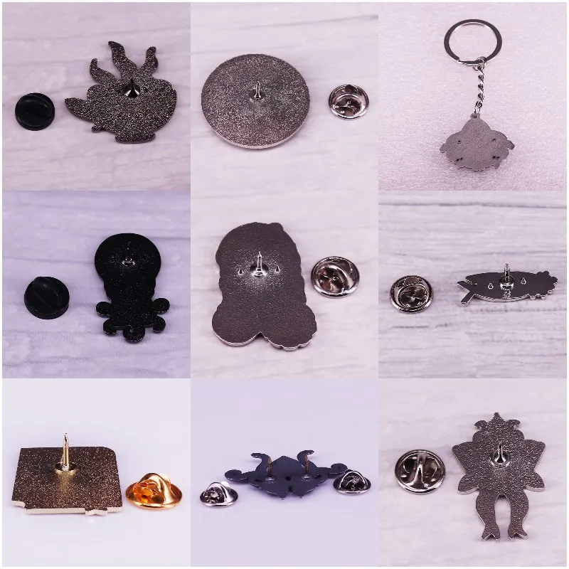 Лучшие качественные фиктивные игровые краковые щупальца - выдуманный ужасный металлический эмалевый значок на запонке для рубашки, сумки или шляпы, подарок для фанатов.