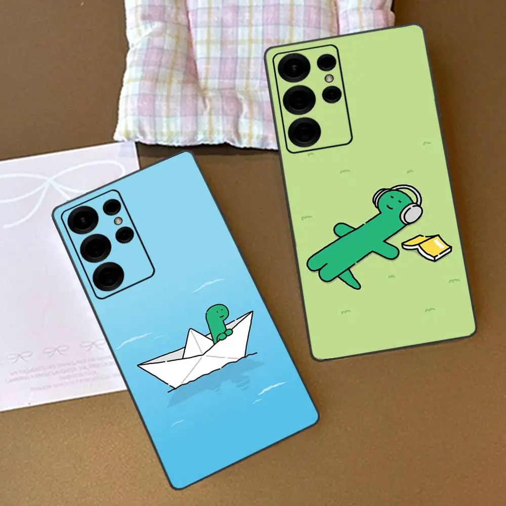 Фото Чехол для телефона J-JOGUMAN Studio Dinosaur Cute для Samsung S 24 fe 25 Ultra plus 20 lite 21 30 22 23 24 22 Ultra 5G Fundas №2