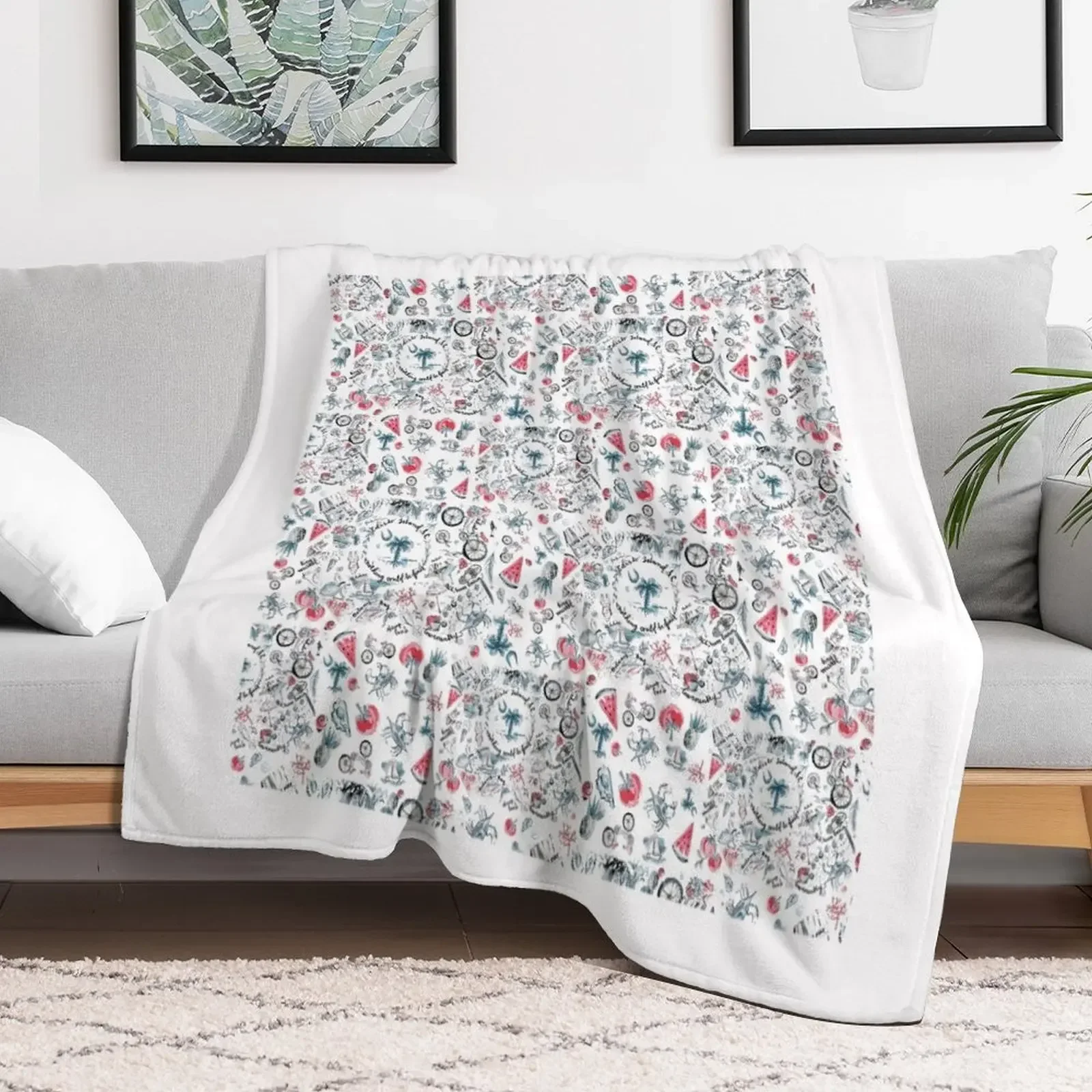 Lowcountry Life Edisto Island одеяло для кровати модный спальный мешок пушистые тонкие одеяла