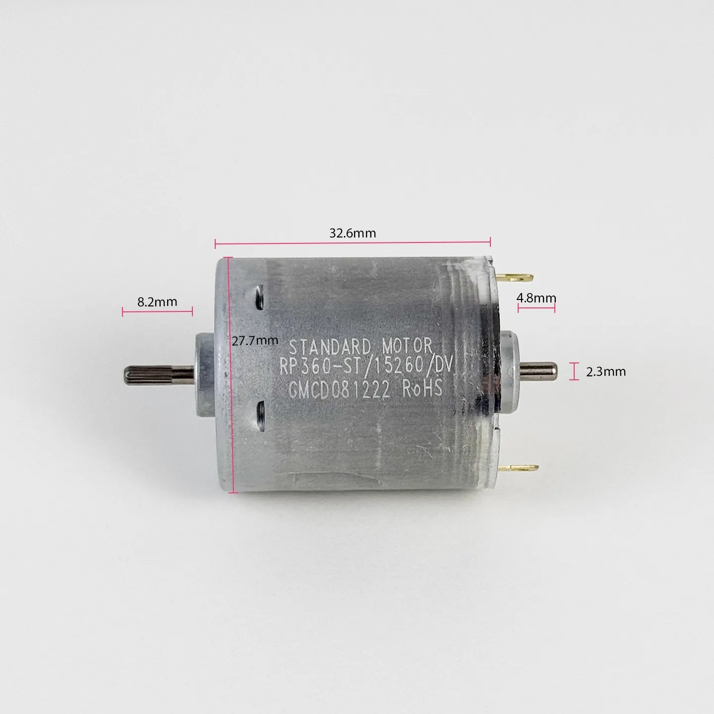 Фото 8000 об/мин, 8900 об/мин, 11300 об/мин, 14,4 В RP360-ST RC500-KW RP390-ST, двигатель с роликовой щеткой для кромочной щетки для робота-пылесоса №3
