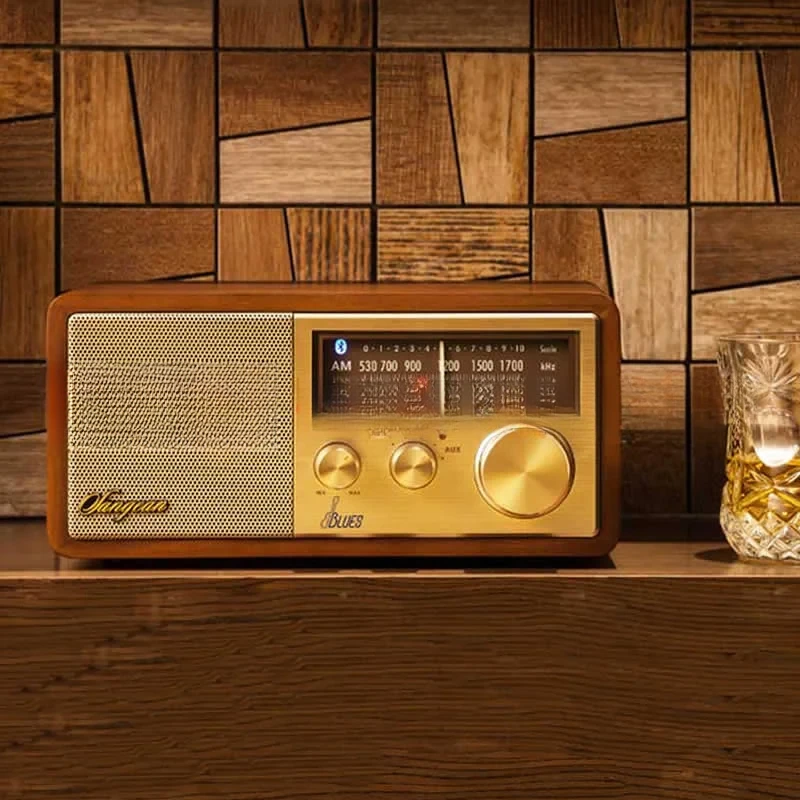 SANGEAN WR-11BT speaker Ретро старомодное ностальгическое аудио радио FM88-108 MHZ AM530-1700KHZ