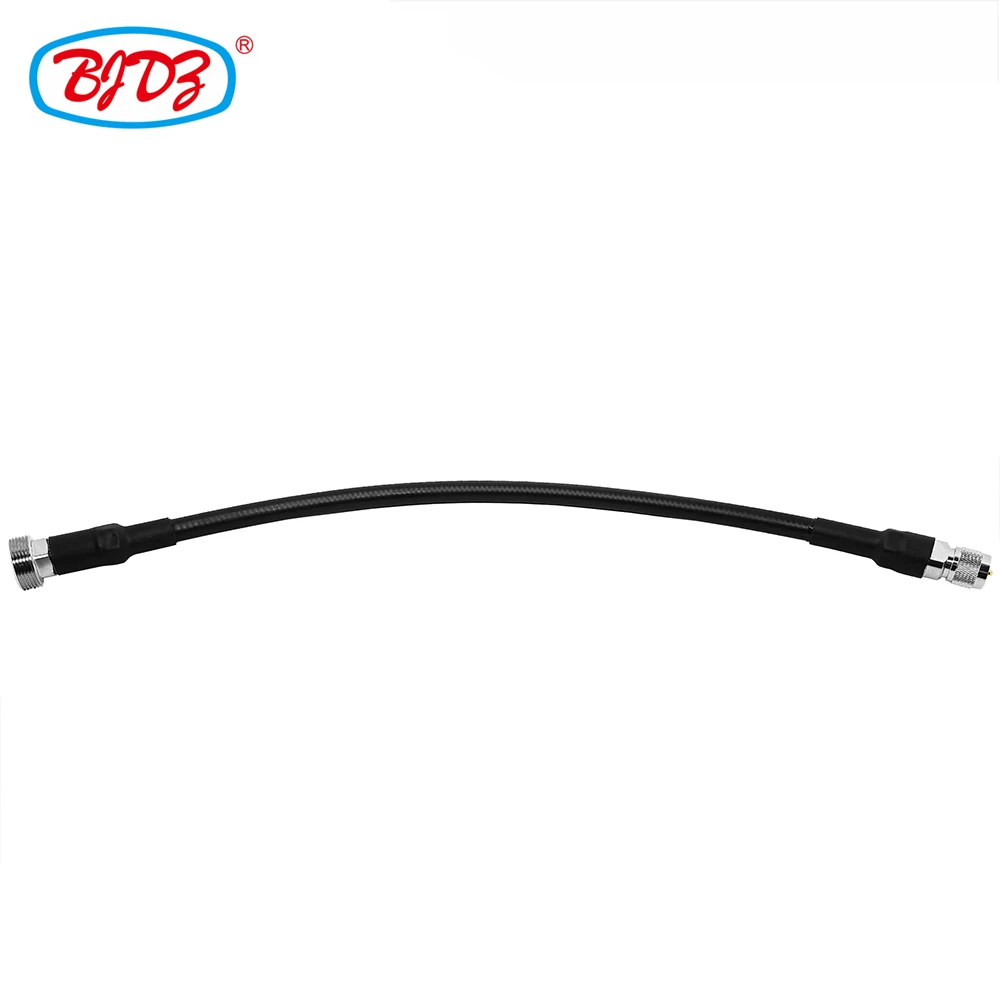 Envio Gratuito de 16 Din Conector Fêmea para Uhf Macho Pl259 com 0.5m Super Flex Trança Cabo Jumper o