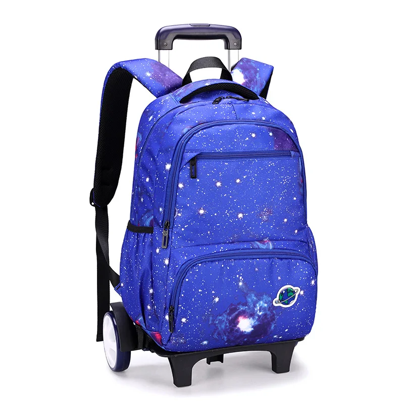 Trolley Children School Bags Mochila Kids Backpacks With Wheel Trolley Luggage For Girls Boys backpack Escolar Backbag Schoolbag