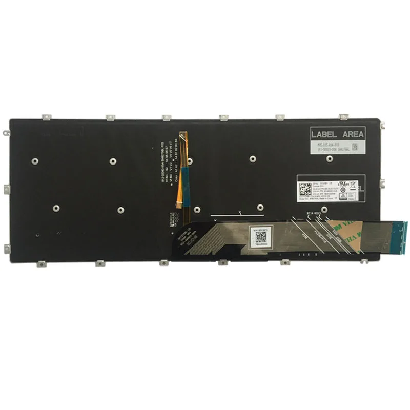 Фото Новая американская клавиатура с подсветкой для Dell Inspiron 15 5480 5482 5488 7386 7586, 2 в 1 Latitude 3400 VGR8N №4