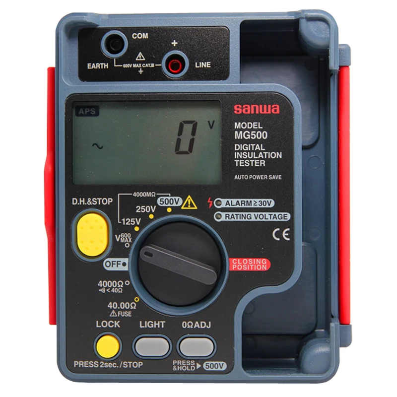 Японские портативные высокоточные изоляционные тестеры sanwa MG500 500 в/МОм Функция