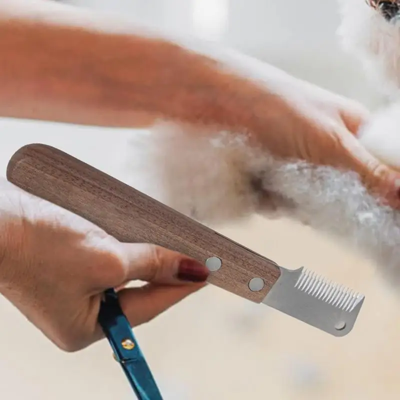 Профессиональные ножи для зачистки собак расческа ухода за домашними животными