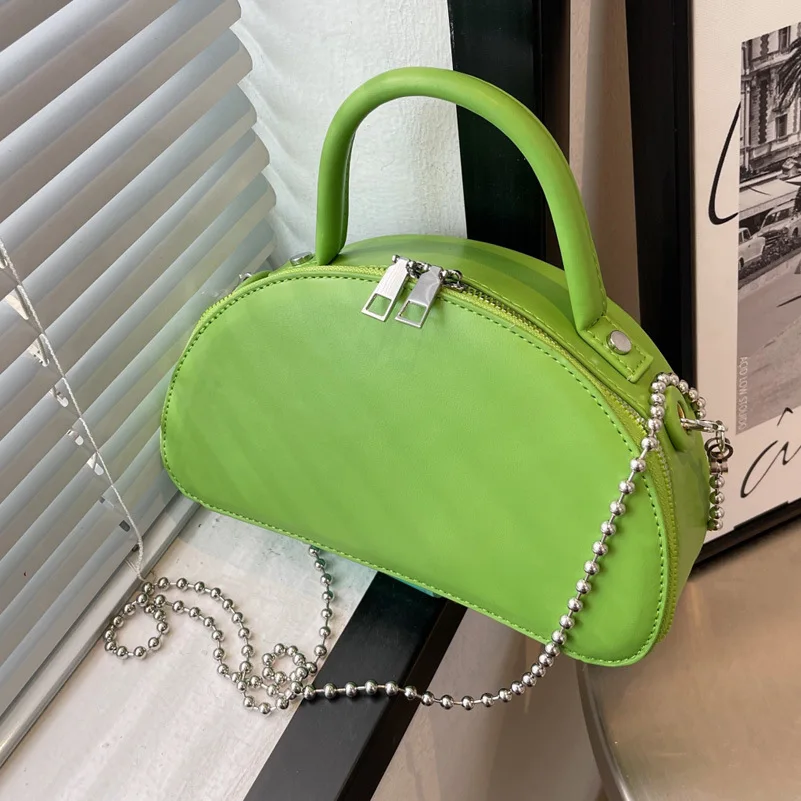 

Niche Design One-shoulder Women's Bag 2022 New Popular Summer Hand-held Messenger Bag Fashion Semi-circle Saddle Bag