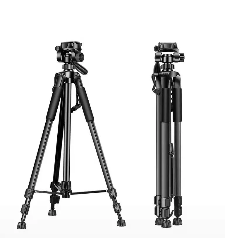 

High Quality Extendable Smart Phone Camera Tripod Stand for Mobile Cell Phone Mount Camera Gopro Live Youtube Ringlight Tripod