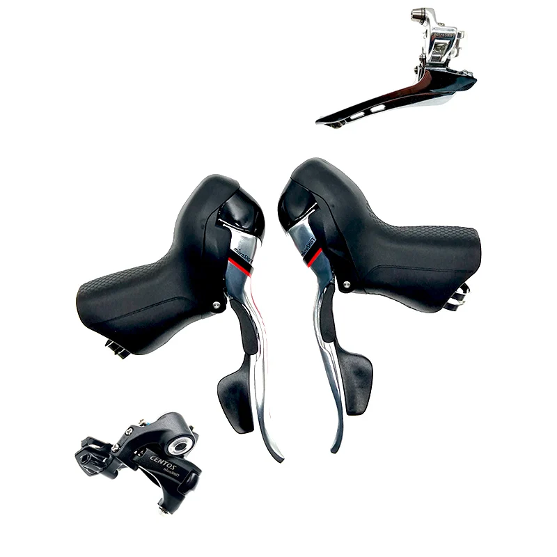 

MicroSHIFT дорожный велосипед 2x1 0 скоростные переключатели 20S, Переключатель скоростей, рычажный тормоз, велосипедный переключатель передач, передний задний переключатель L/R Для 4600 5600 6600