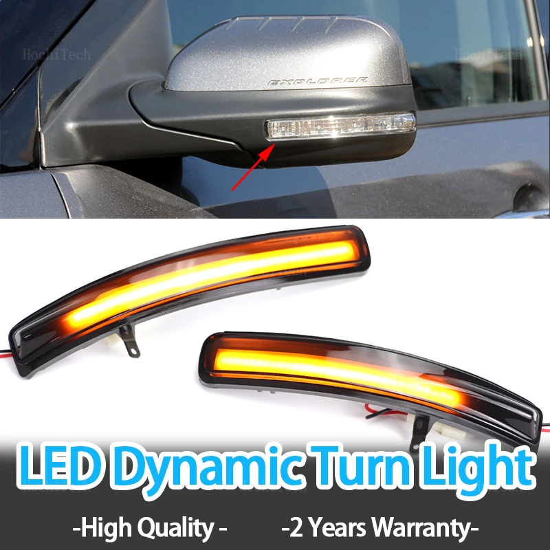 2 шт. мигалка для бокового зеркала автомобиля светодиодный динамический