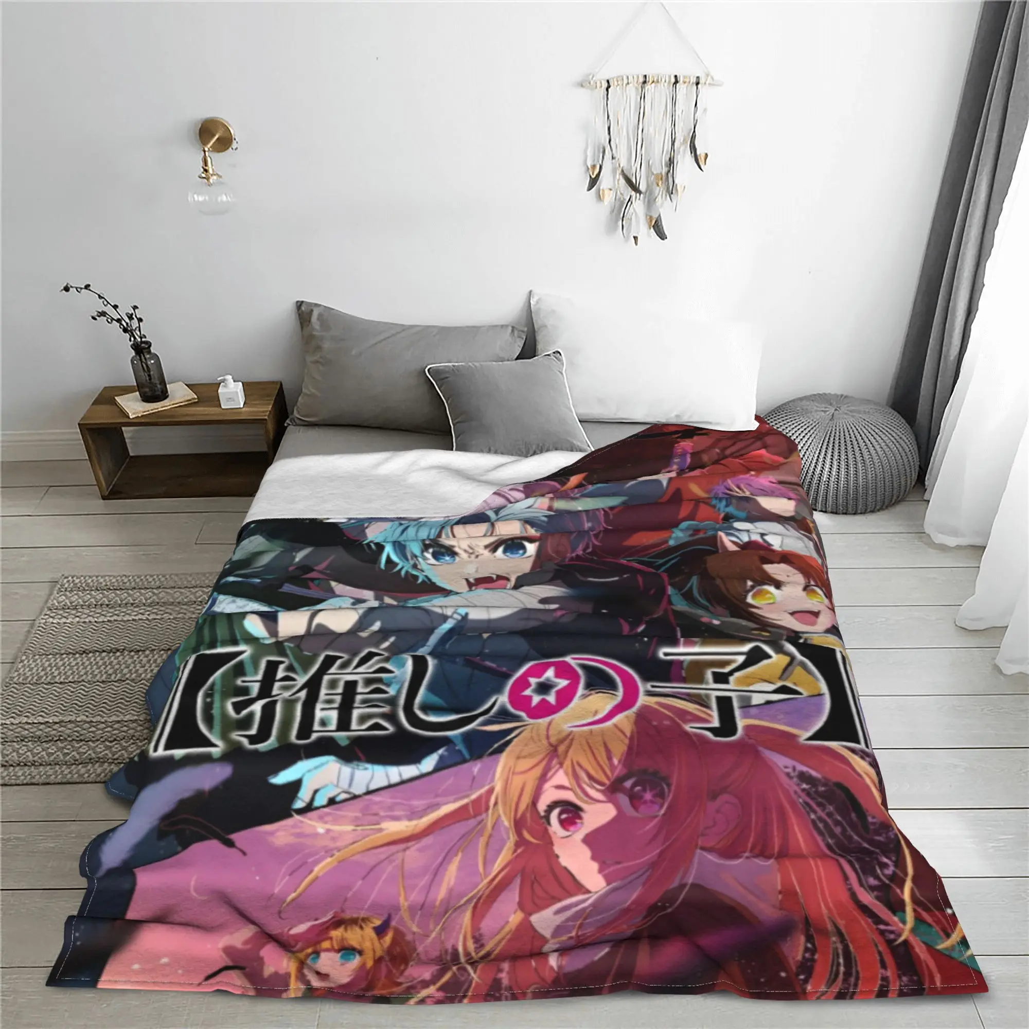 Oshi No Ko шерстяные одеяла японского аниме Hoshino Rubii потрясающее одеяло для кровати