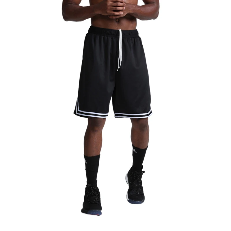 

Тонкие мужские баскетбольные полосатые тренировочные шорты для бега, спорта, фитнеса, бодибилдинга, шорты, летние