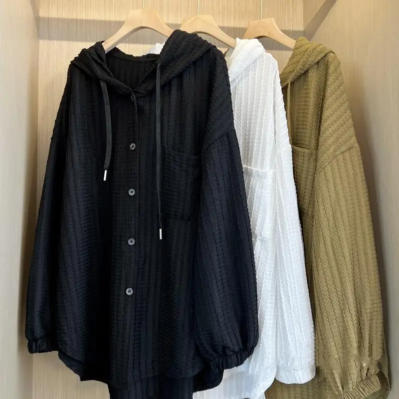 2024 New Extra Large 50.00kg Hood Long sleeve Cardigan Hoodie Men's Loose Autumn Couple Outerwear Trend