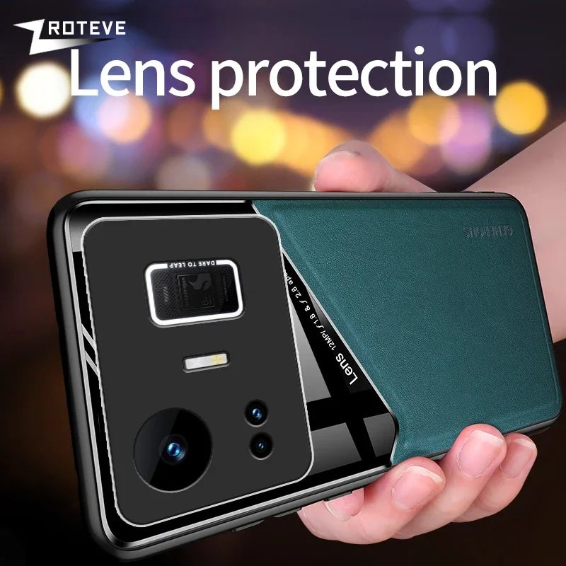 Для RealmeGT Neo5 Zroteve кожаная текстура мягкая рамка ПК чехол для Oppo Realme GT Neo 5 3 3T 2 Neo2 Neo3 GT5