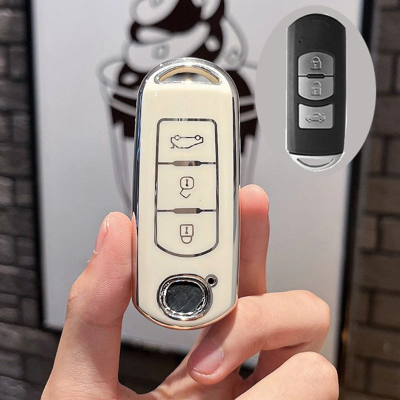 

Мягкий чехол для автомобильного ключа из ТПУ для Mazda 2 3 6 Atenza Axela Demio CX-5 CX5 CX-3 CX7 CX-9 2015 2016 2017 2018 2019 автомобильные аксессуары