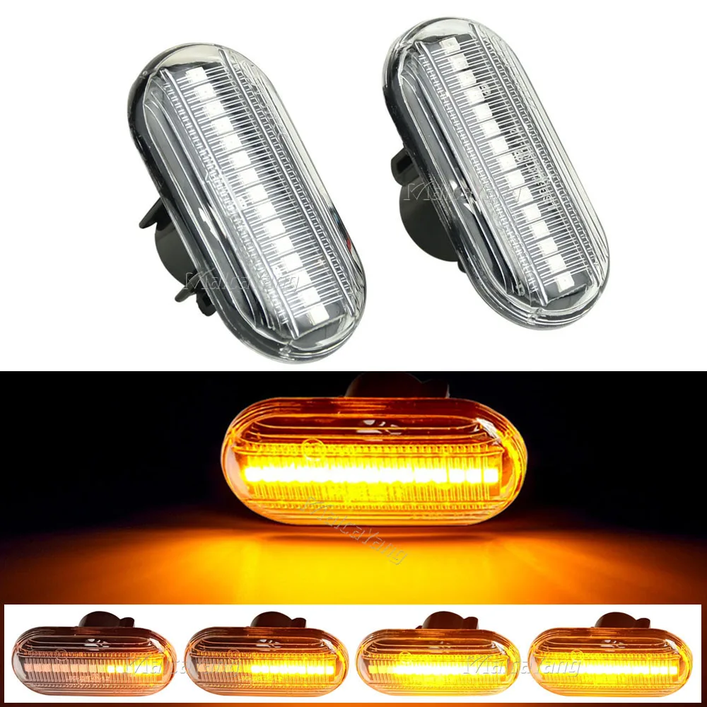 

For Renault Clio 1 2 KANGOO MEGANE ESPACE TWINGO MASTER Led Dynamic Side Marker Turn Signal Light for Nissan Opel Smart FORTWO