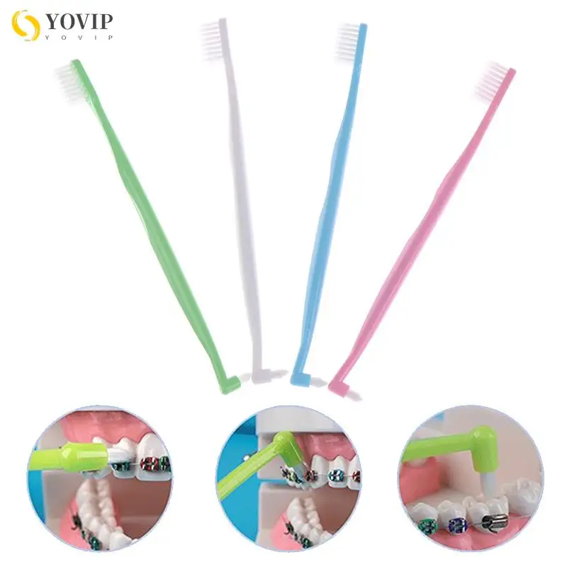 

1Pcs Clean Adult Orthodontic Toothbrushes Dental Tooth Brush Oral Care Clean Orthodontic Braces Soft Toothbrush