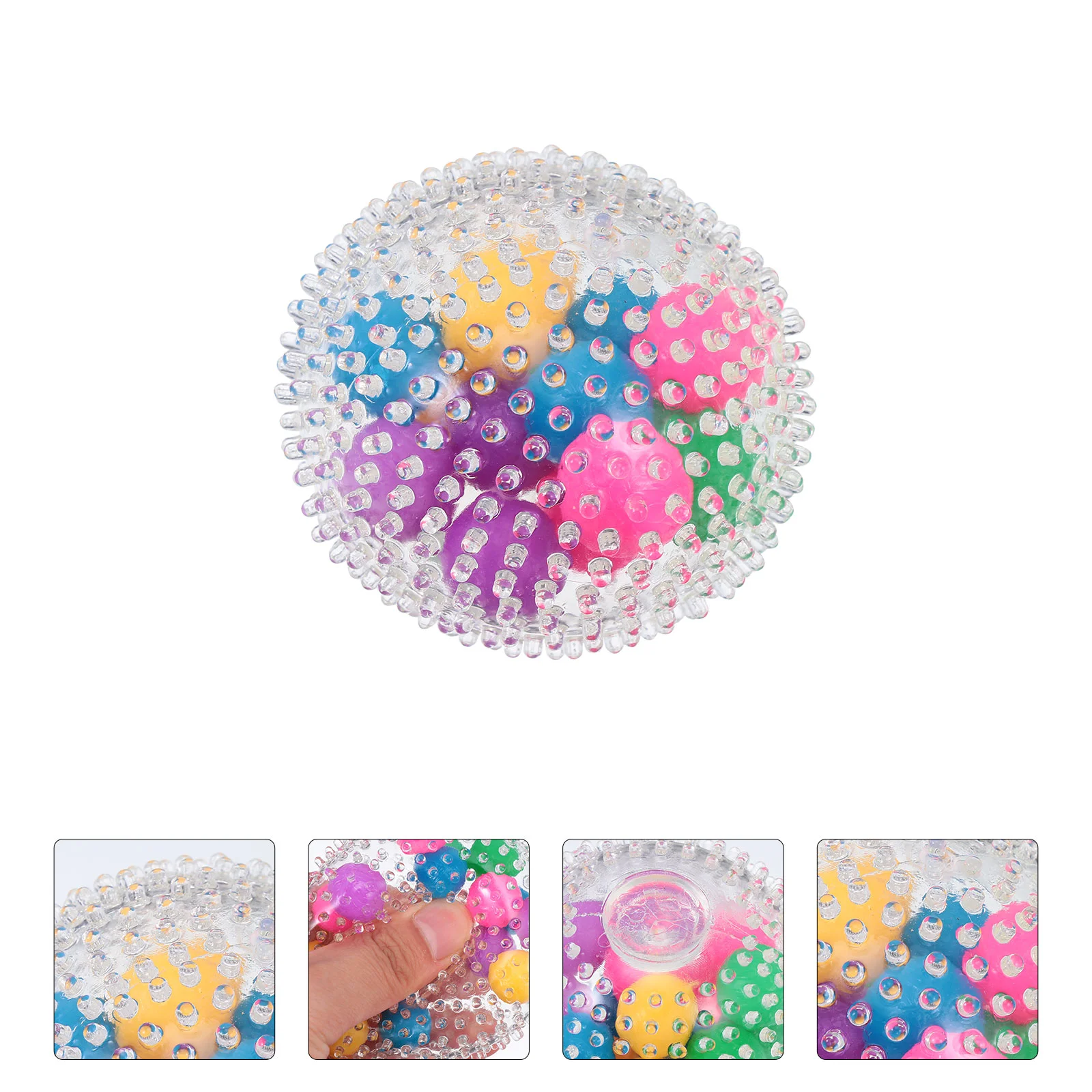 

Toystrigger Pointhand Relief Physical Gift Stress Acupressure Spiky Plaything Baby Playthings Children Vent Squeeze Deepmanual