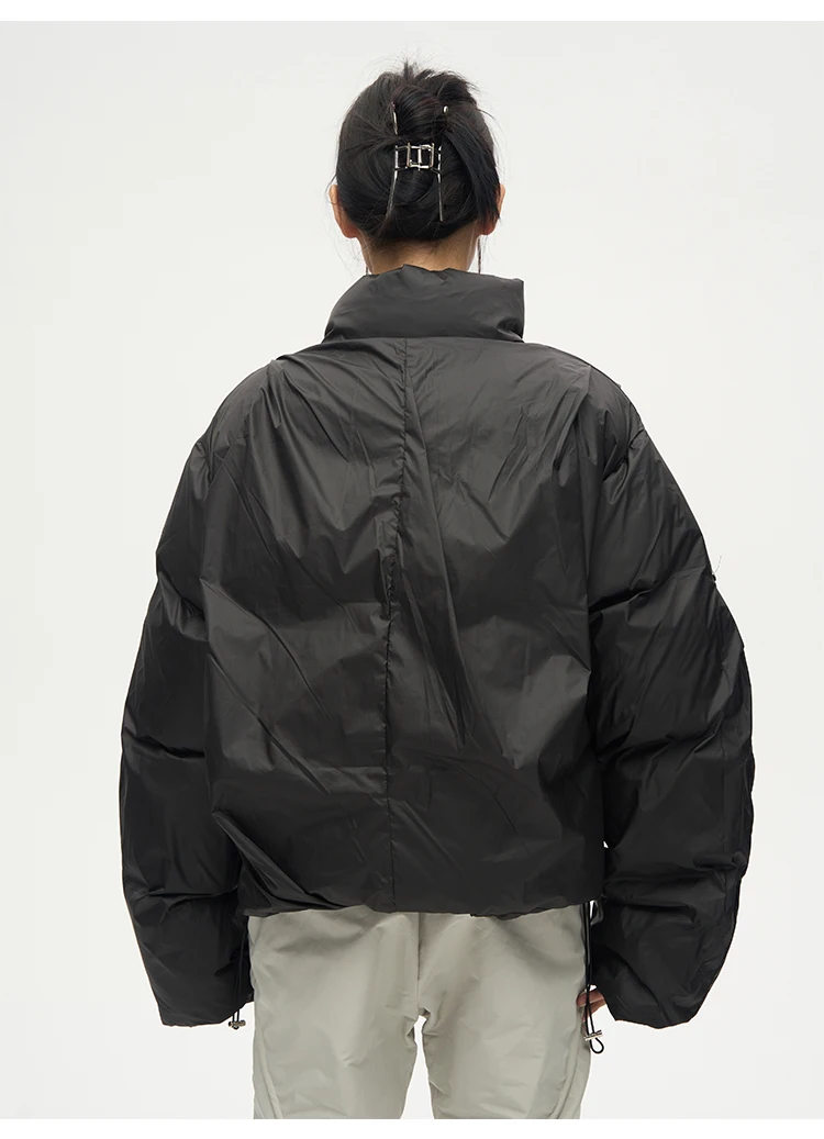 Designer Bomber Parka Jackets Coats Men Casual Loose Jacket Harajuku Winter Cotton Padded Parka Coat Streetwear Puffer Outerwear