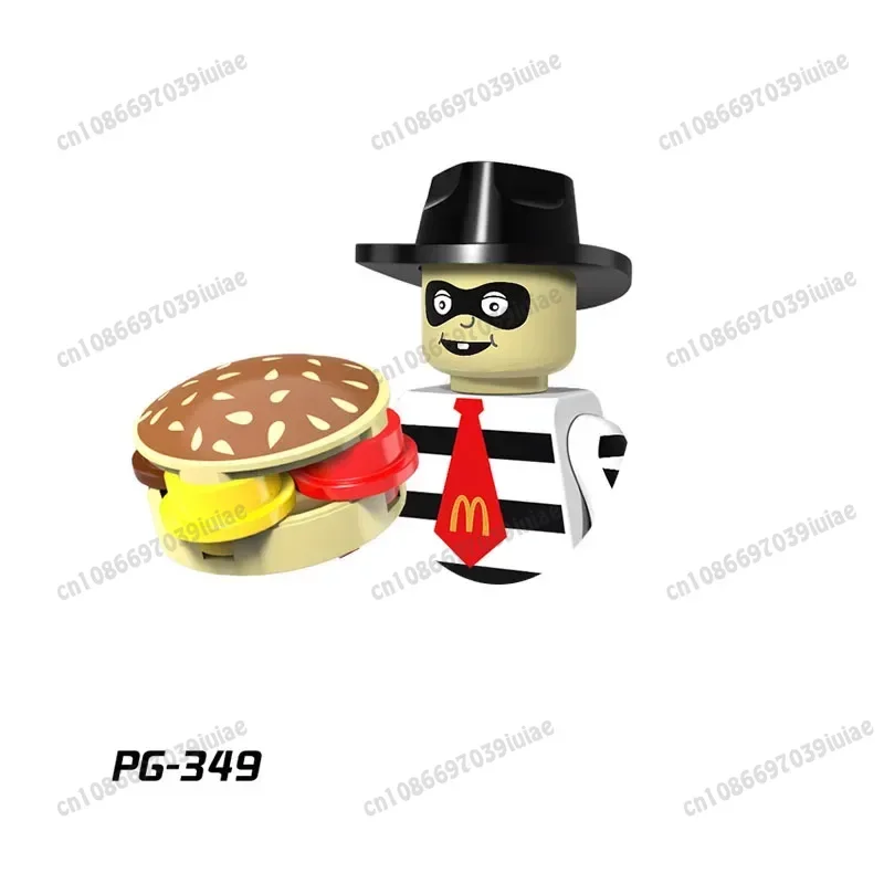 PG8084 PG346 PG348 PG350 PG351 PG353 Супергерой Бэтмен Клоун Кирпичи Строительный блок персонажа