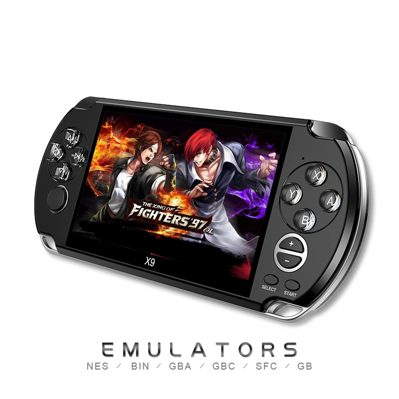 

New Arrival 5.0 Inch Large Screen Handheld Game Player Support Tv Out Put with Mp3/movie Camera Multimedia Video Game Console