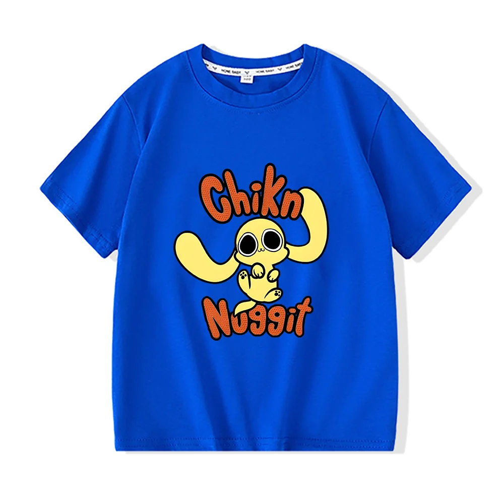 Chikn Nuggit хлопковая футболка летняя для детей