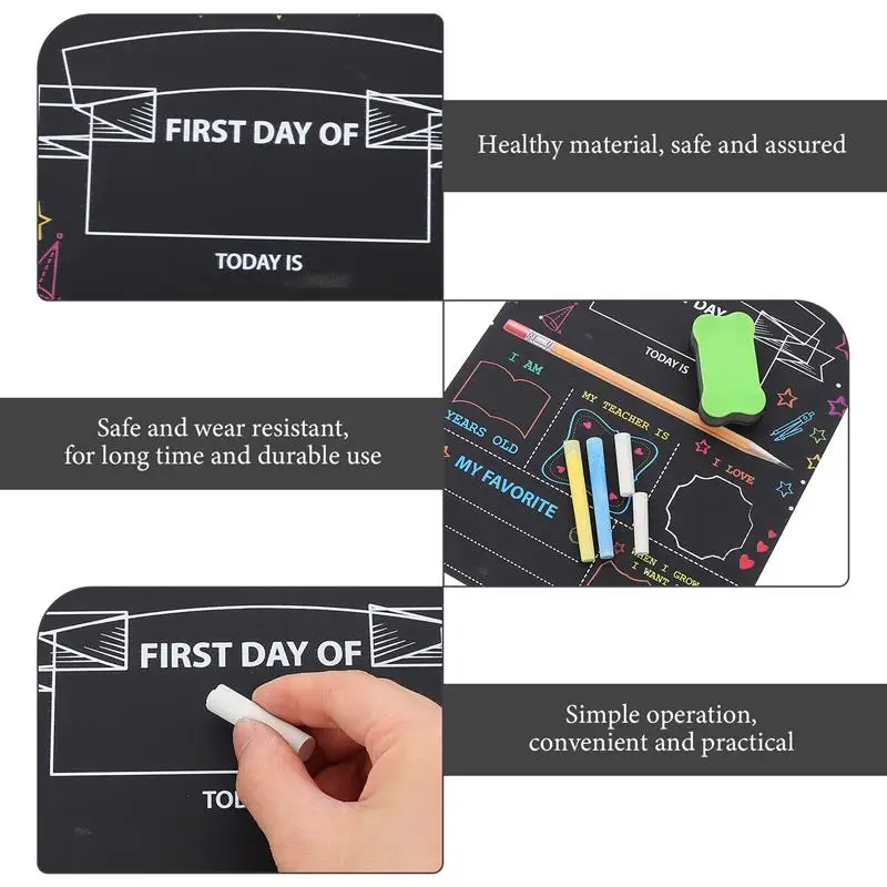 1 комплект интересных школьных знаков меловая доска на первый день Детские