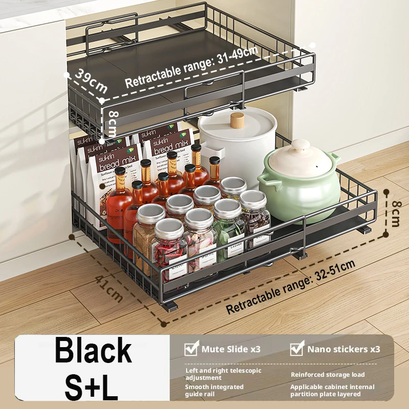 

Выдвижные полки для кухни