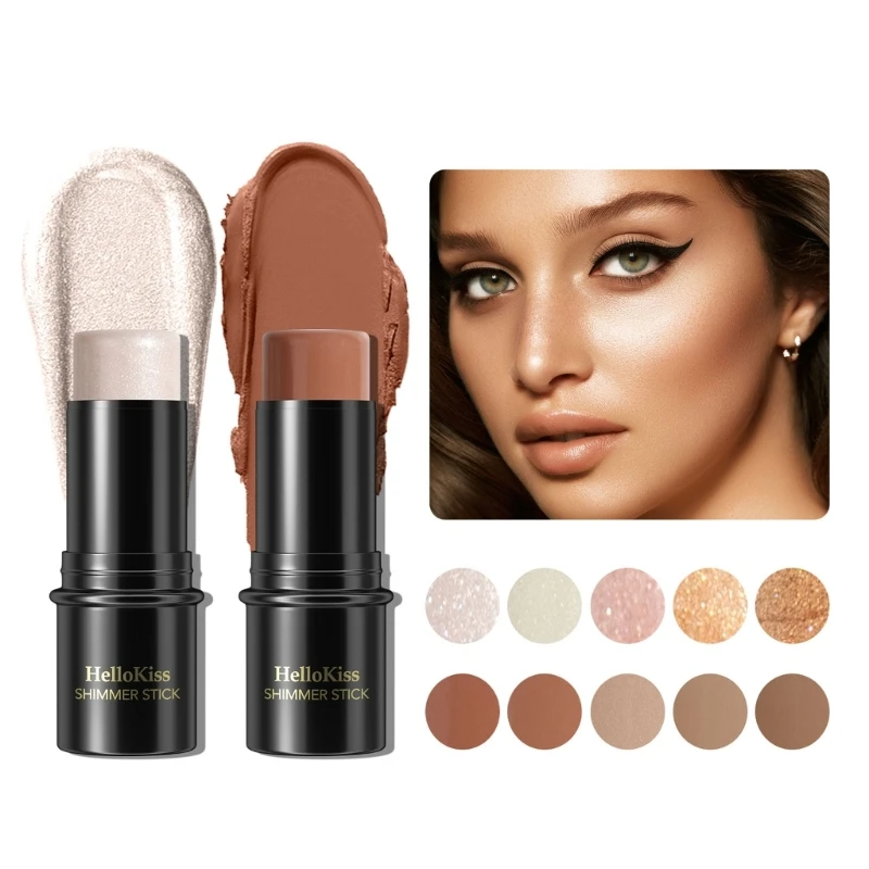 

Cream Blush Contour Highlighter Makeup Sticks for Facial-Eye Cheek Drop Shipping