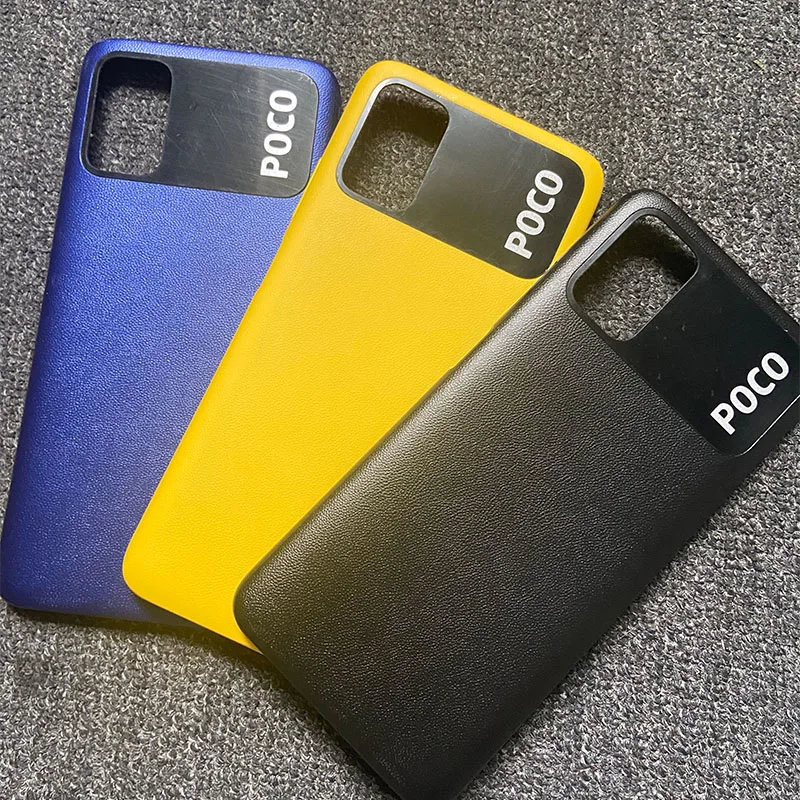 

For Xiaomi Poco M3 Back Battery Cover Glass Rear Housing Door Panel Glass Case Replacement Parts