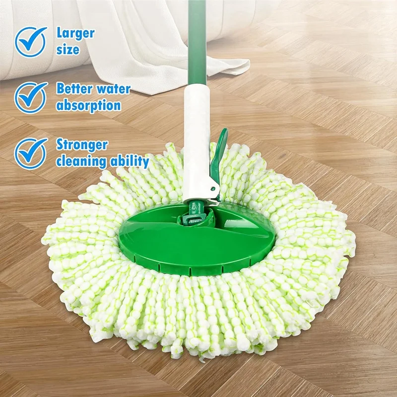 Сменная насадка для швабры Libman Tornado сменная большая круглая из микрофибры