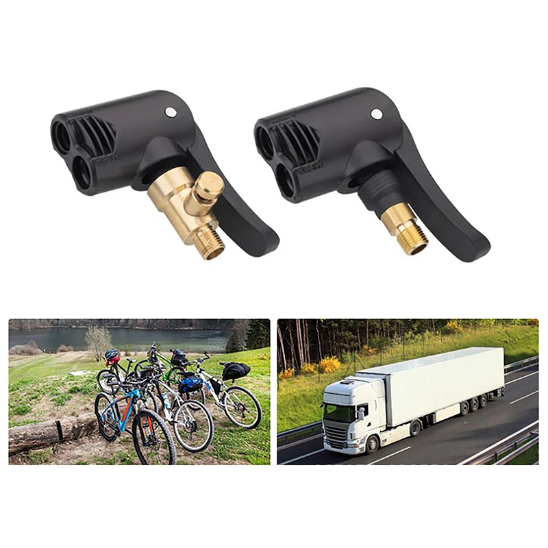 

French mouth Tire Inflator Air Pump Extension Tube Adapter 2 in 1 car Tyre Connection Pump Tube Deflate Accessories