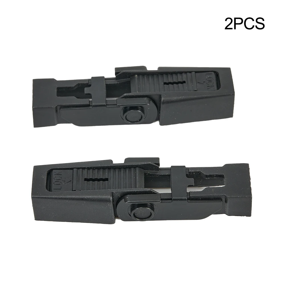 

Part Lock Clip 2PCS ABS Accessories Black DKW100020 For Land Rover Discovery 2 For Range Rover L322 Front Durable